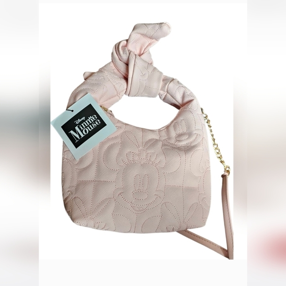 Lot of 2 Disney Minnie Mouse Quilted Pink Handbag and Minnie Mouse Mug Set 3oz. - Picture 3 of 12